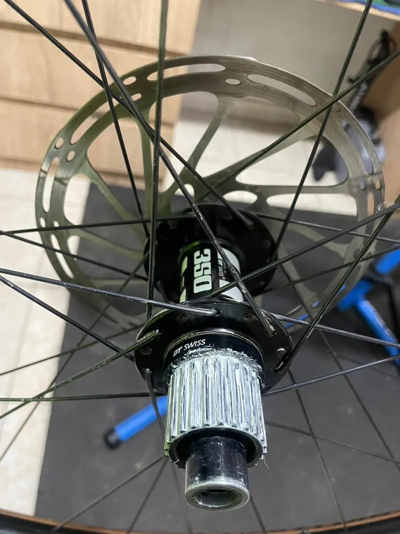 Detalle del núcleo (freehub) y rodamientos sellados de una maza moderna — BikeLab Studio · Carlos Eduardo Ravello Joo