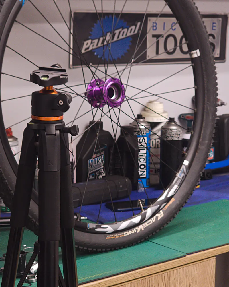 Masa trasera montada en la bicicleta con rotor de freno — BikeLab Studio · Carlos Eduardo Ravello Joo