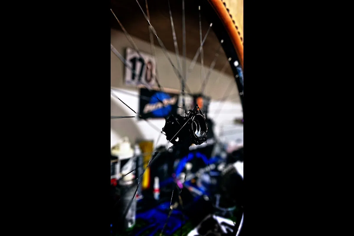 Preparación de maza de bicicleta